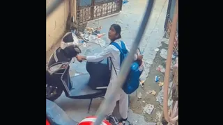 UP Viral Video: Schoolgirl Runs Away With Scooty After Owner Hands Over Keys To Move Vehicle Aside